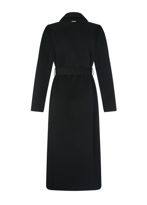 MARNO Helena coat ブラック Black Asymmetrical Coat - Maren Wool Coat | Marcella