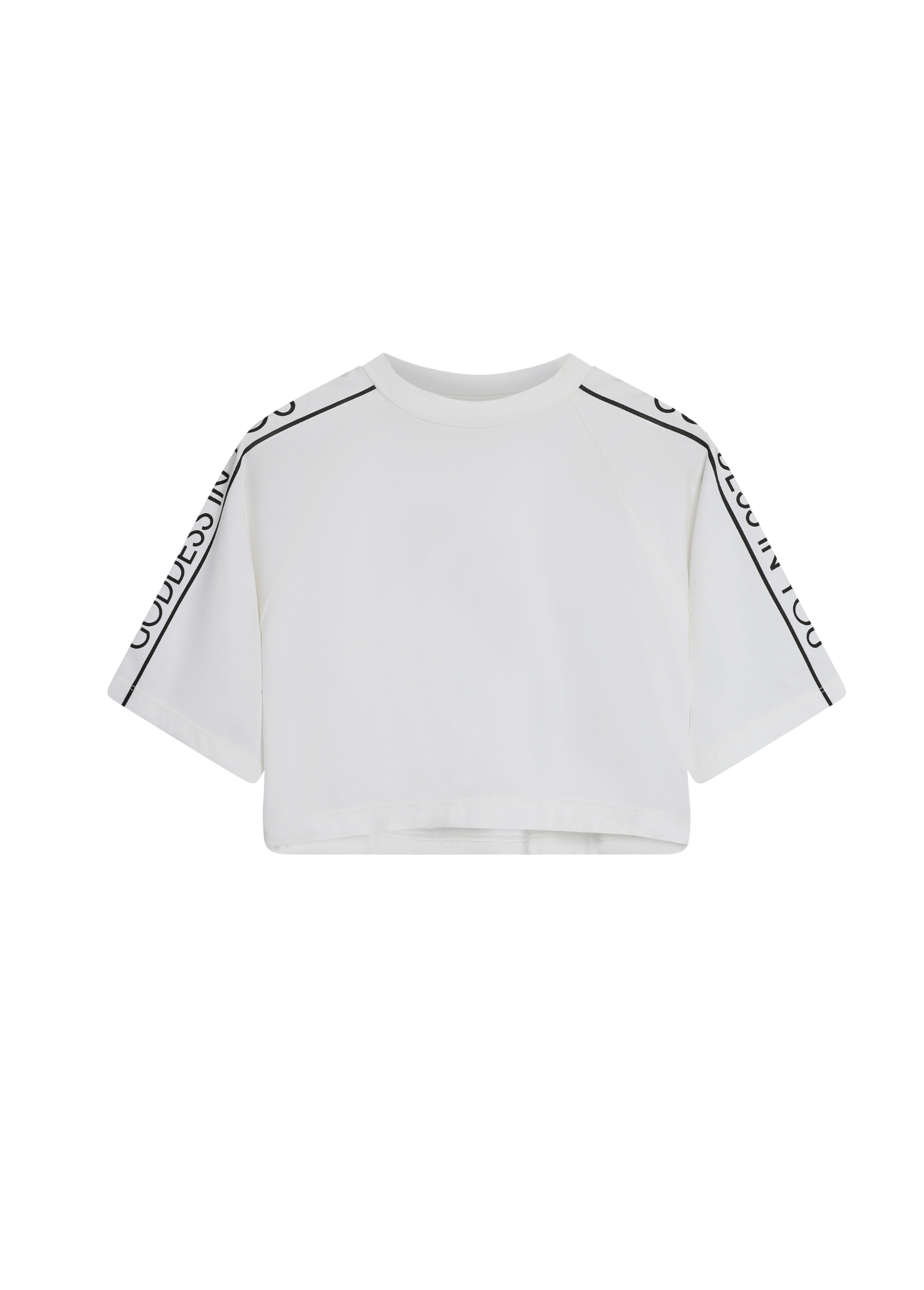 LUNA GODDESS IN YOU CROPPED TEE - WHITE